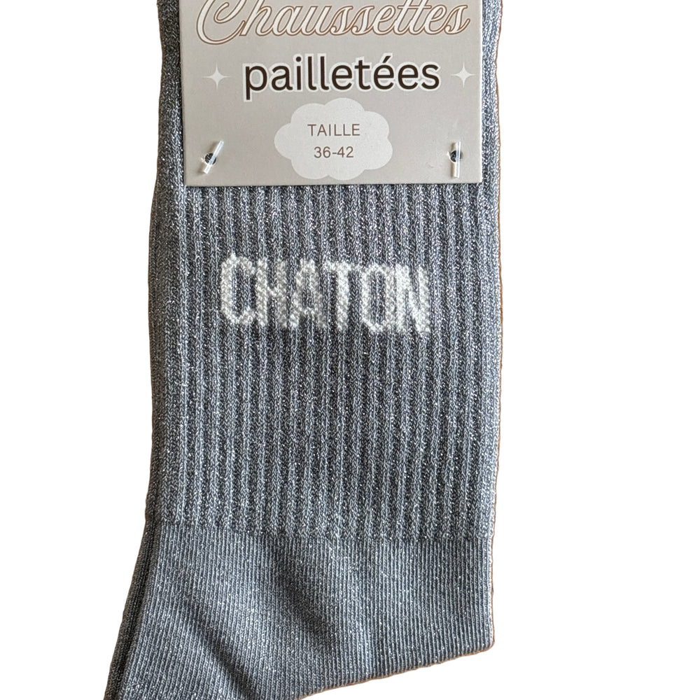 Chaussette à paillettes - Eclat des sens