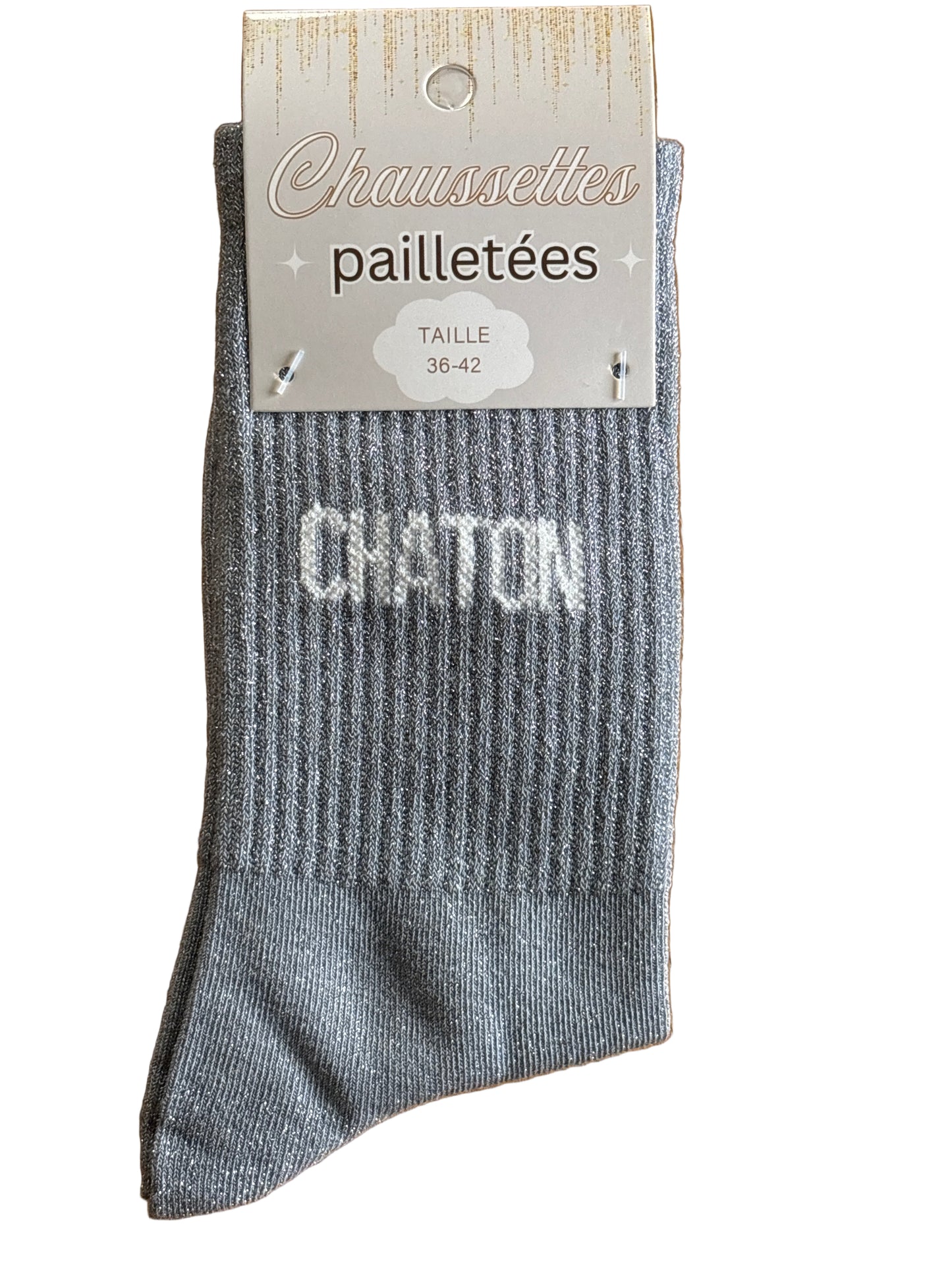 Chaussette à paillettes - Eclat des sens