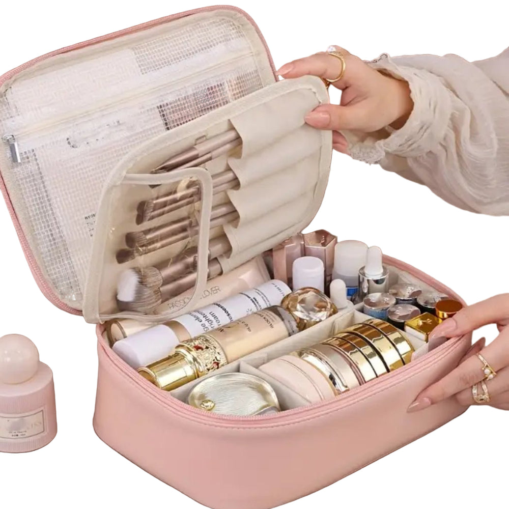 Maquillage Organisateur de Maquillage - Trousse de Voyage Grande Capacité - Eclat des sens