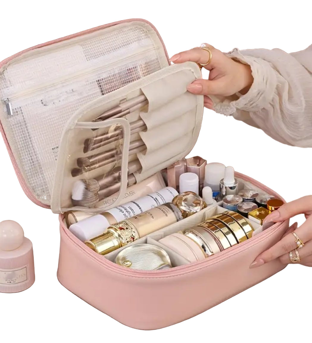 Maquillage Organisateur de Maquillage - Trousse de Voyage Grande Capacité - Eclat des sens