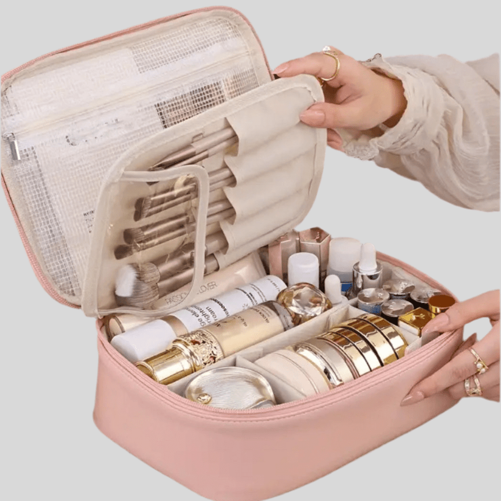Maquillage Organisateur de Maquillage - Trousse de Voyage Grande Capacité - Eclat des sens