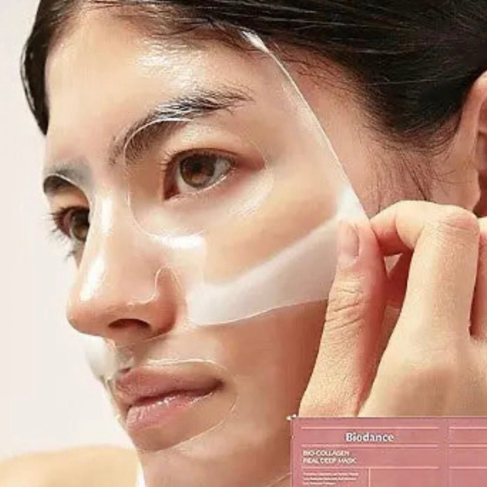 Masque Bio Collagen  est un masque coréen en hydrogel, - Eclat des sens