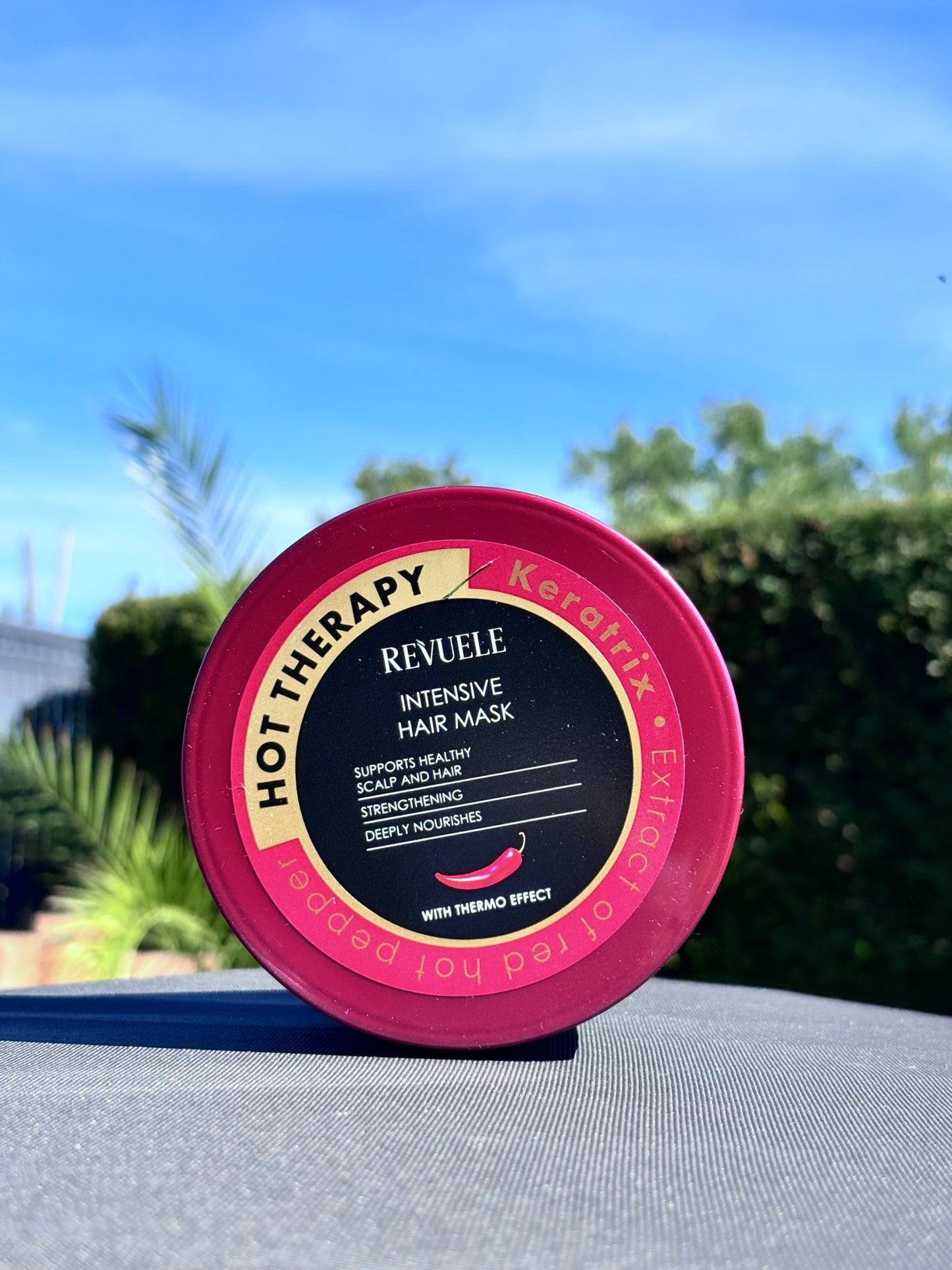 Masque pousse de cheveux effet chauffant 🌶️ 500ml - Eclat des sens