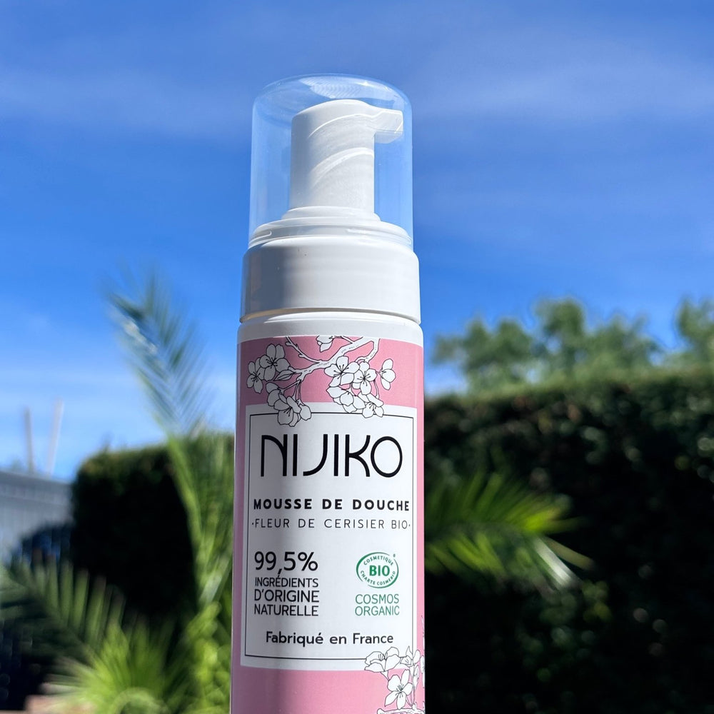 Mousse de Douche Bio à la Fleur de Cerisier 🌸 - Eclat des sens